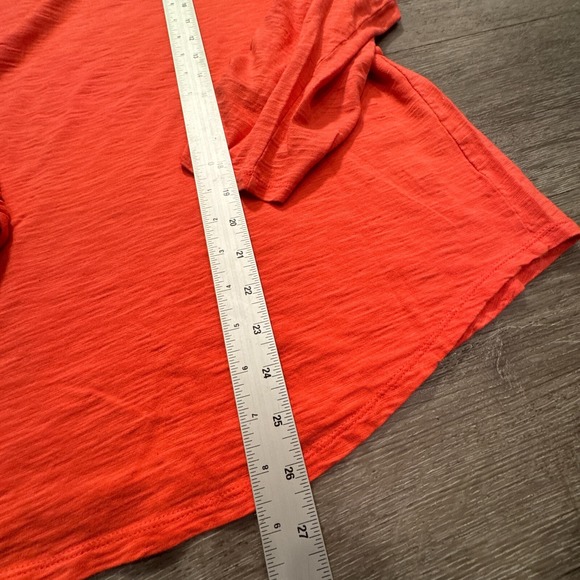 Chicos Top Womens 3 The Ultimate Tee Long Sleeve‎ Roll Tab Modal Lounge Casual - Picture 9 of 10